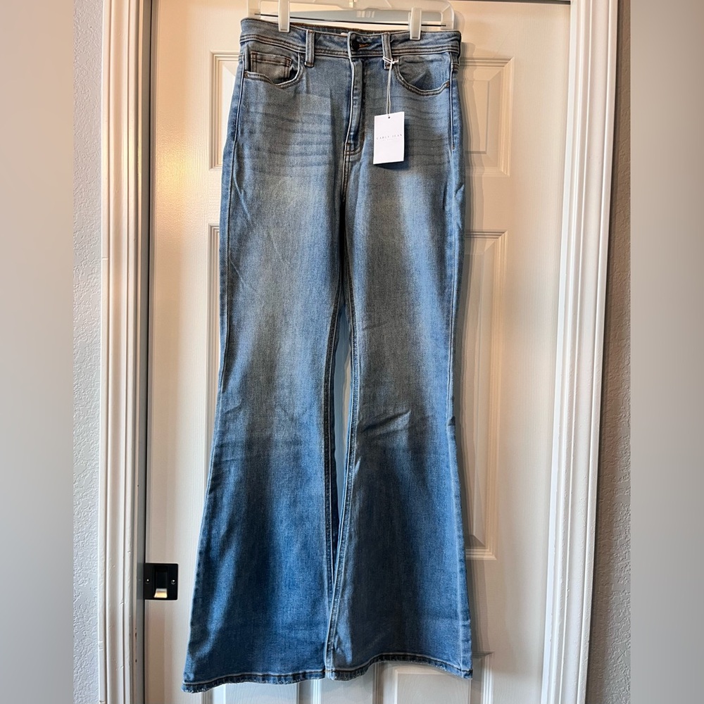 Women's Blue Flared Jeans